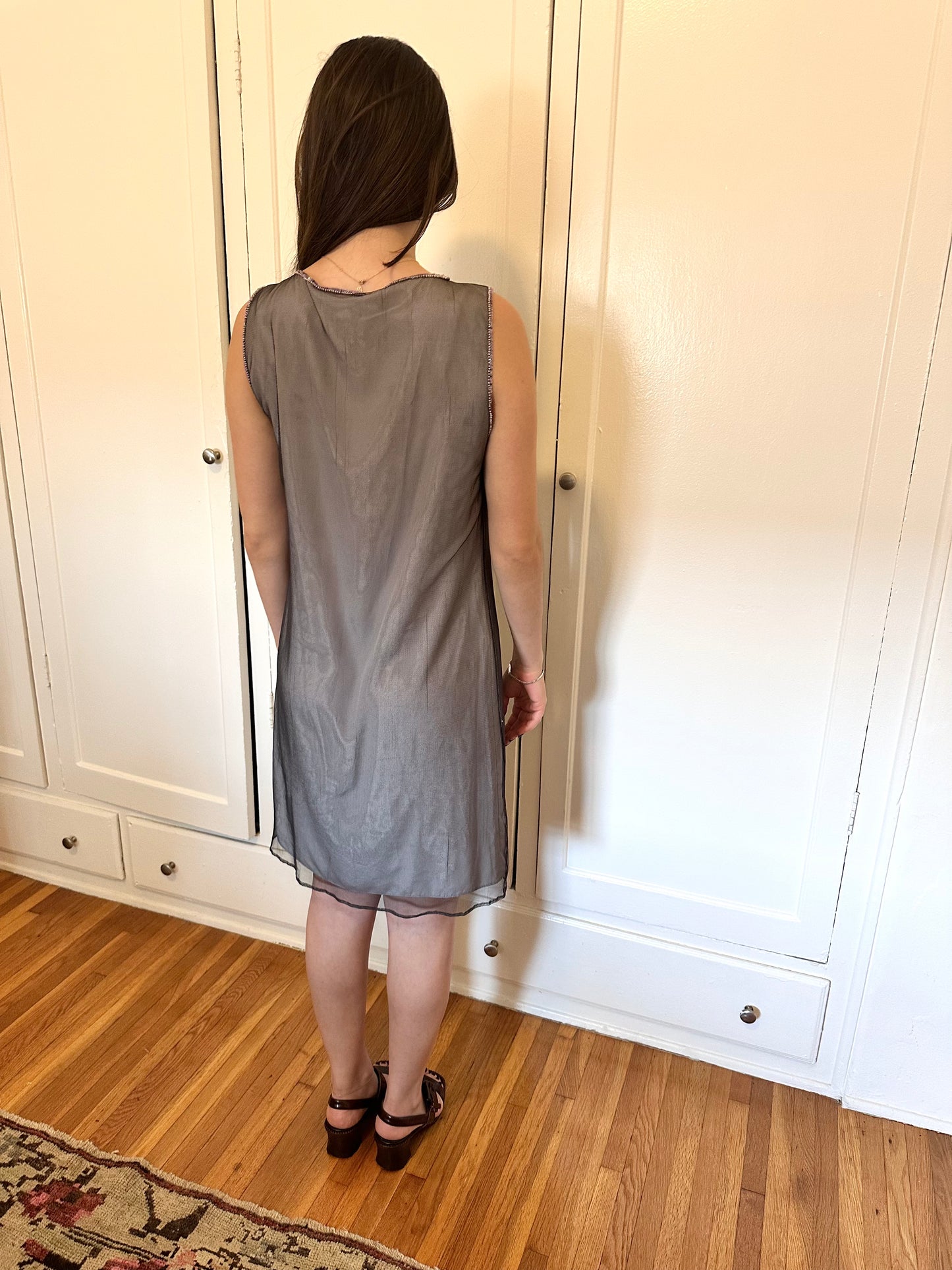 Sportmax - Beaded Mesh Dress