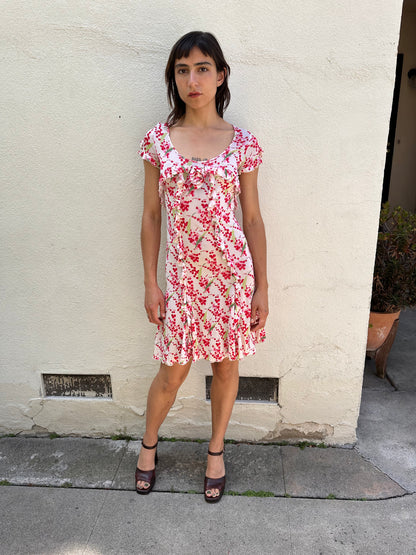 Floral Rosette Dress