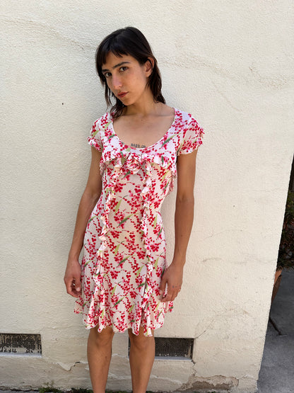 Floral Rosette Dress