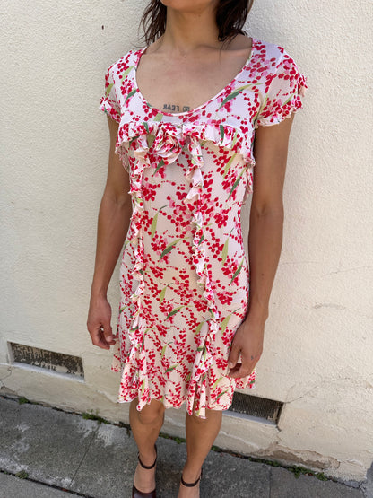 Floral Rosette Dress