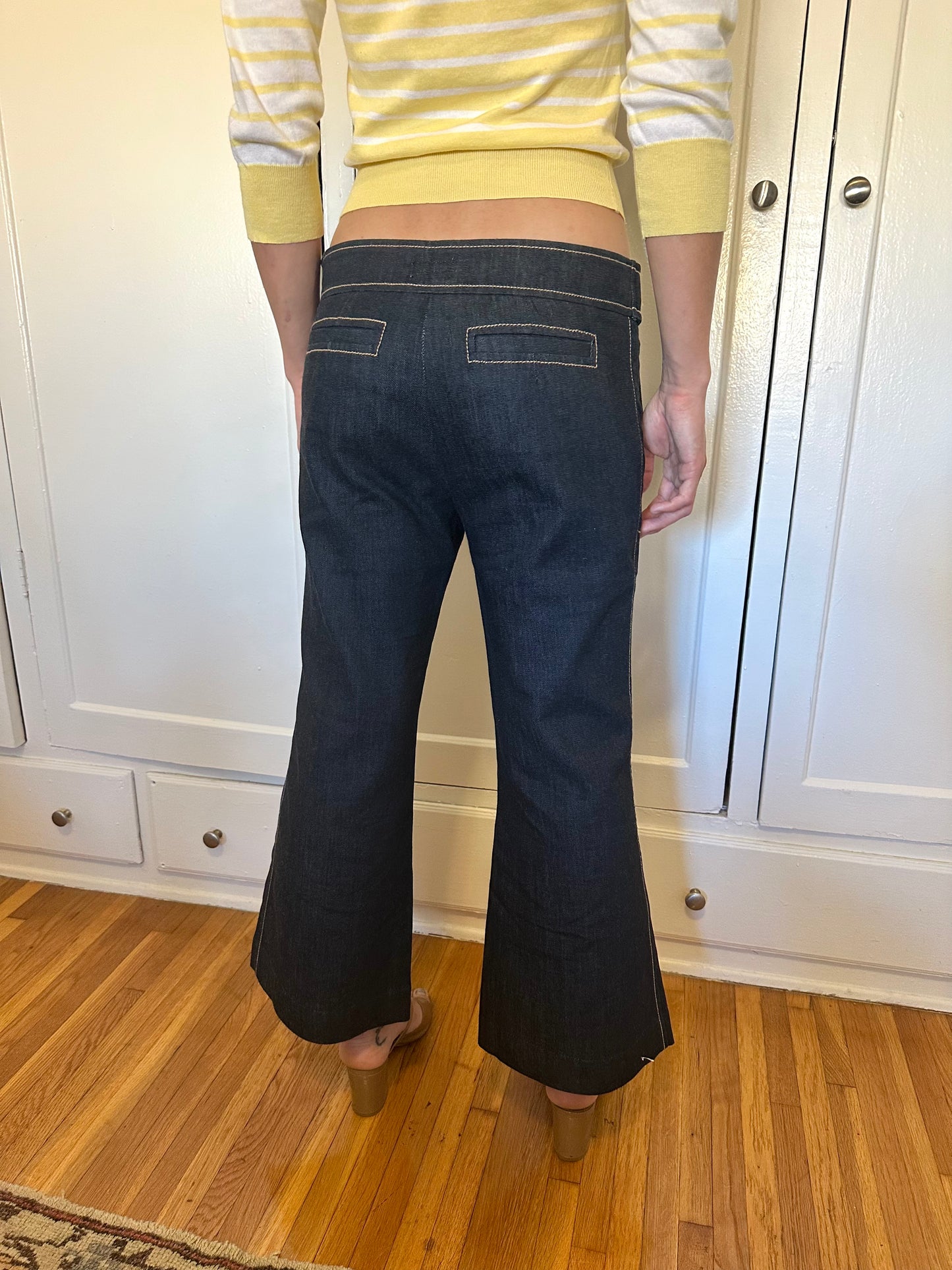 Escada- Sailor Chain Denim Pants