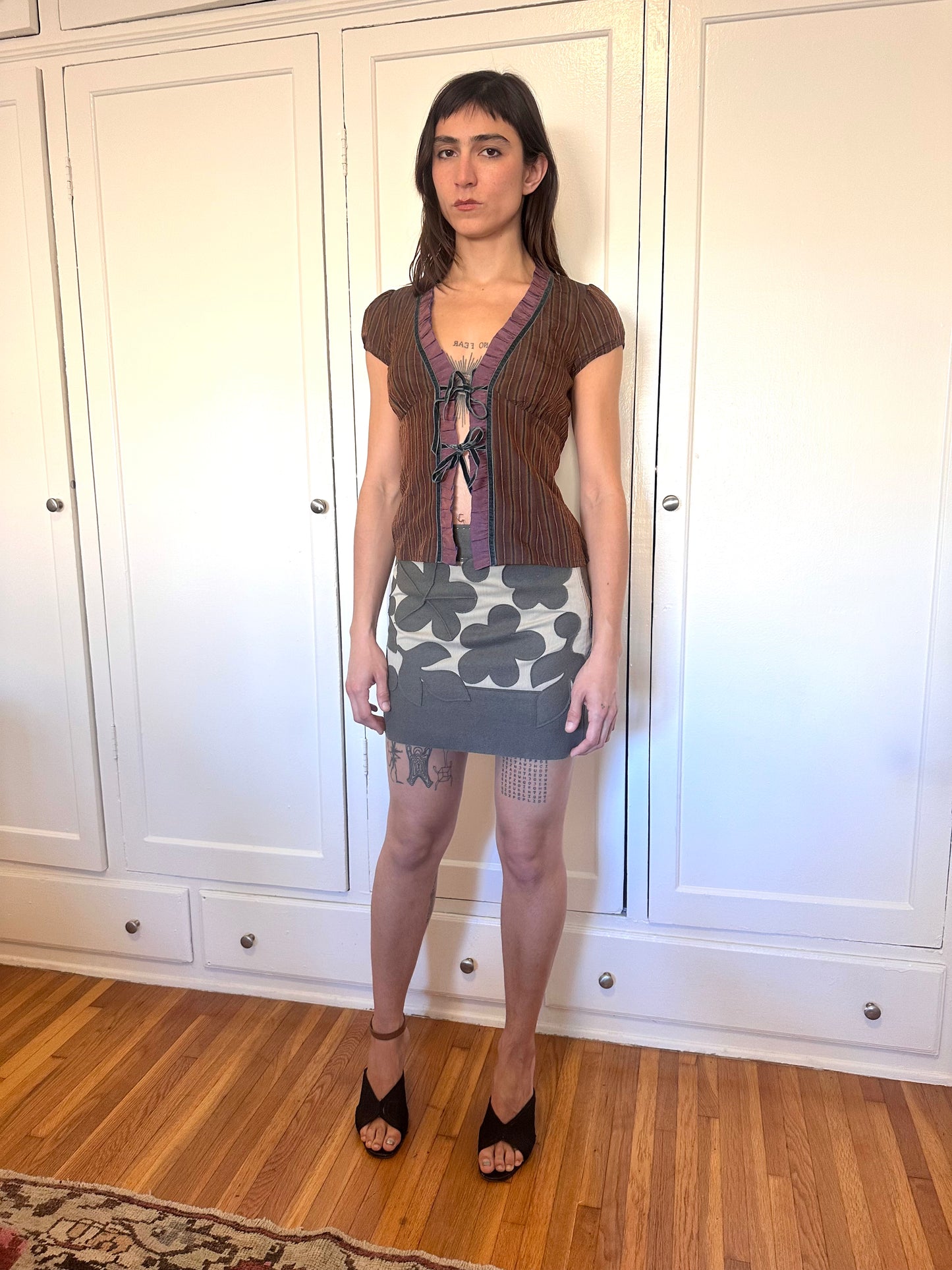 Philosophy di Alberta Ferretti - Patch Mini Skirt