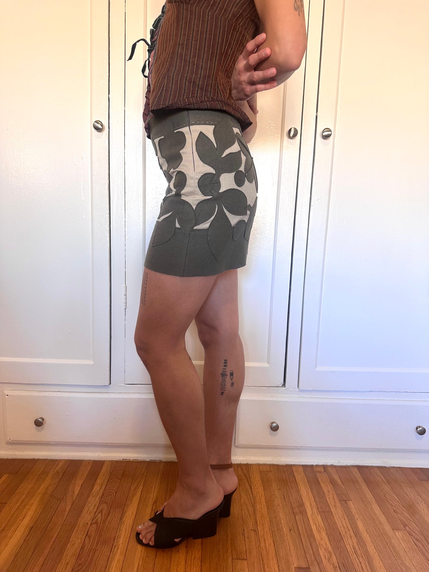 Philosophy di Alberta Ferretti - Patch Mini Skirt
