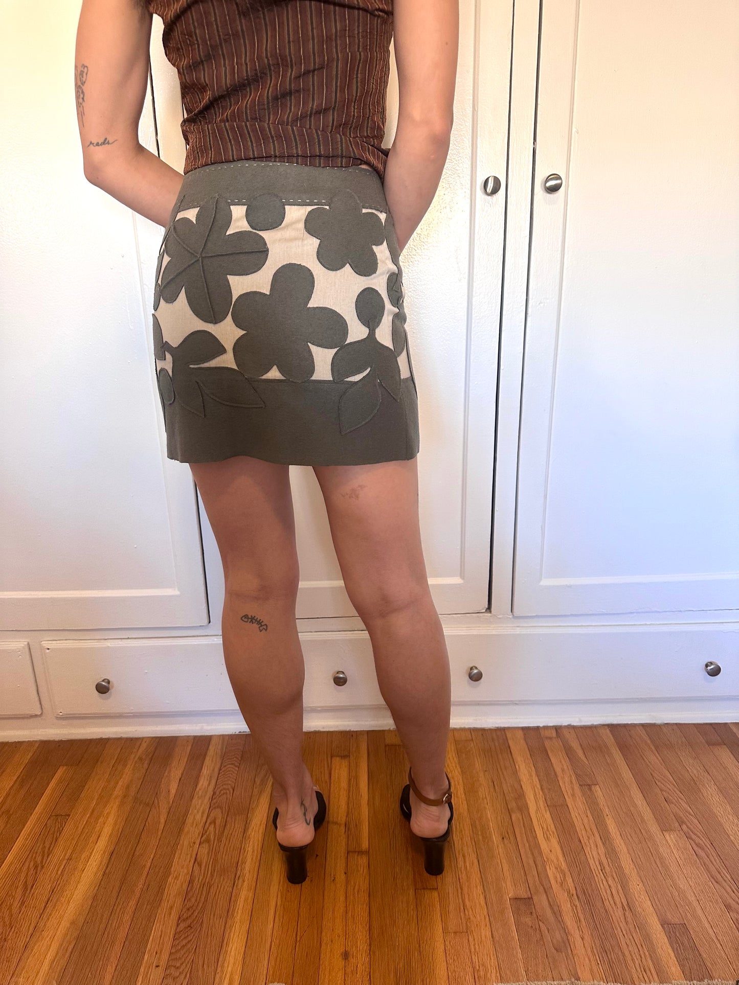 Philosophy di Alberta Ferretti - Patch Mini Skirt