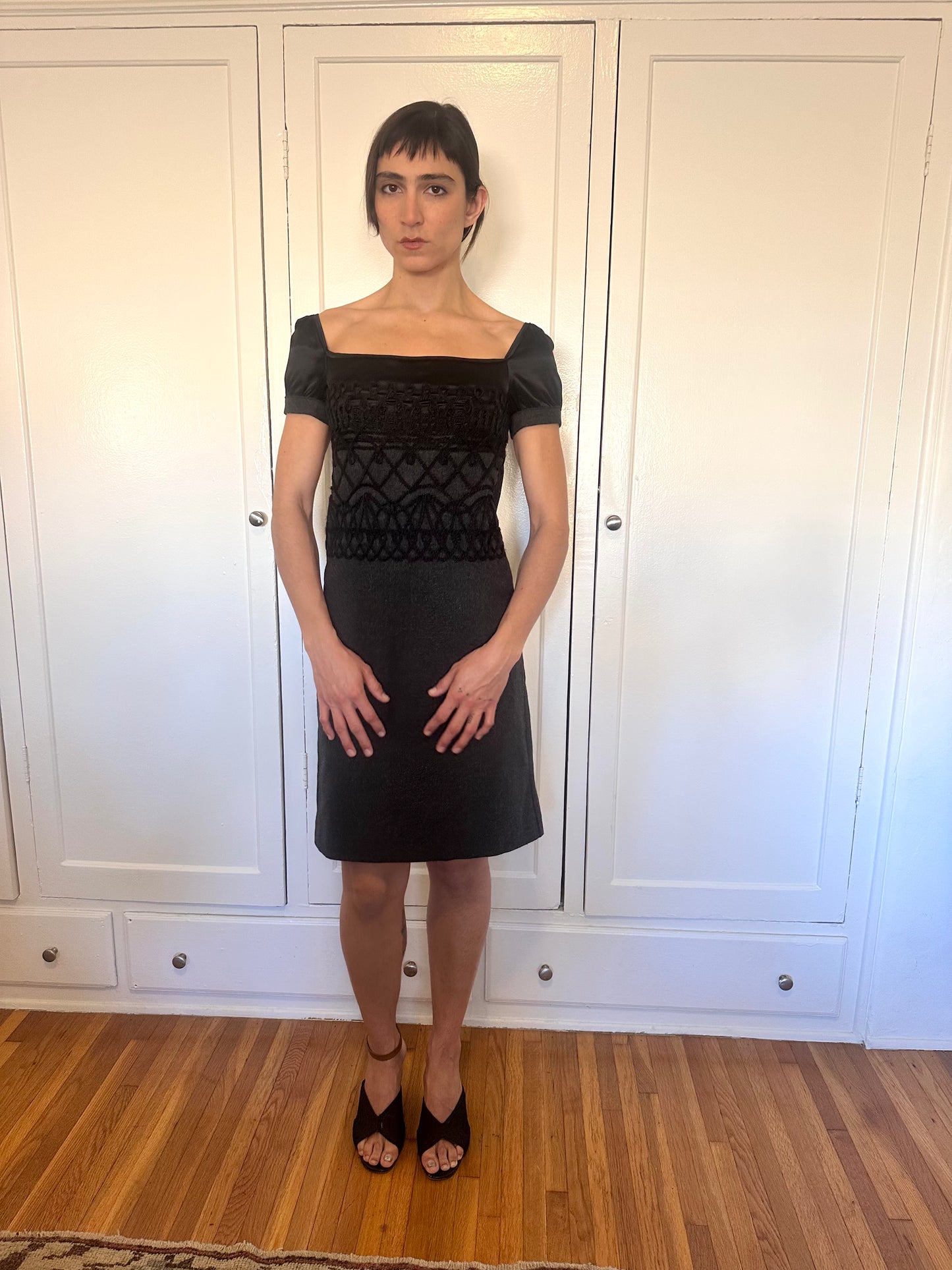 Philosophy di Alberta Ferretti - Wool Embroidered Dress
