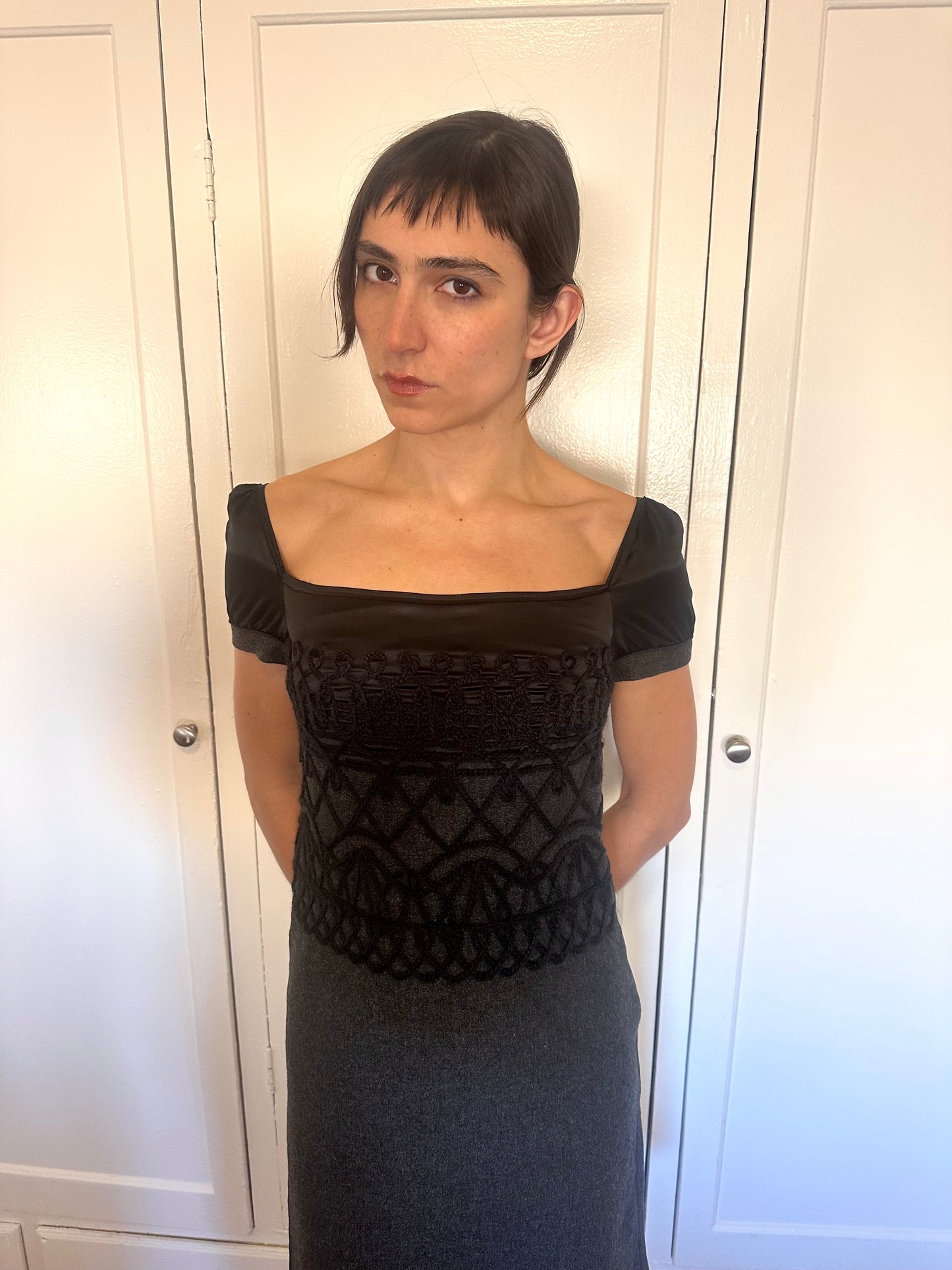 Philosophy di Alberta Ferretti - Wool Embroidered Dress