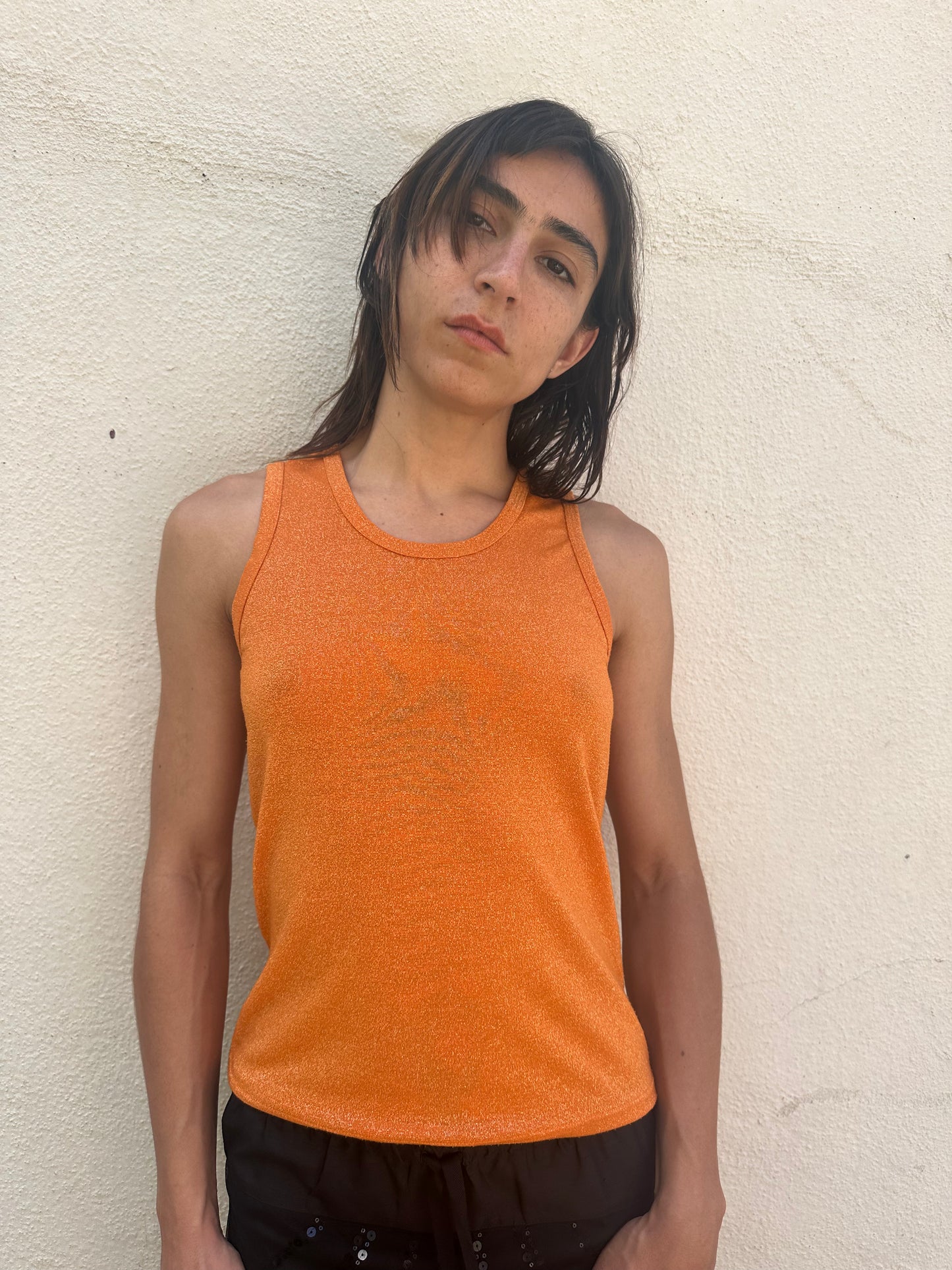 Orange Sparkle Tank