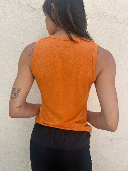 Orange Sparkle Tank