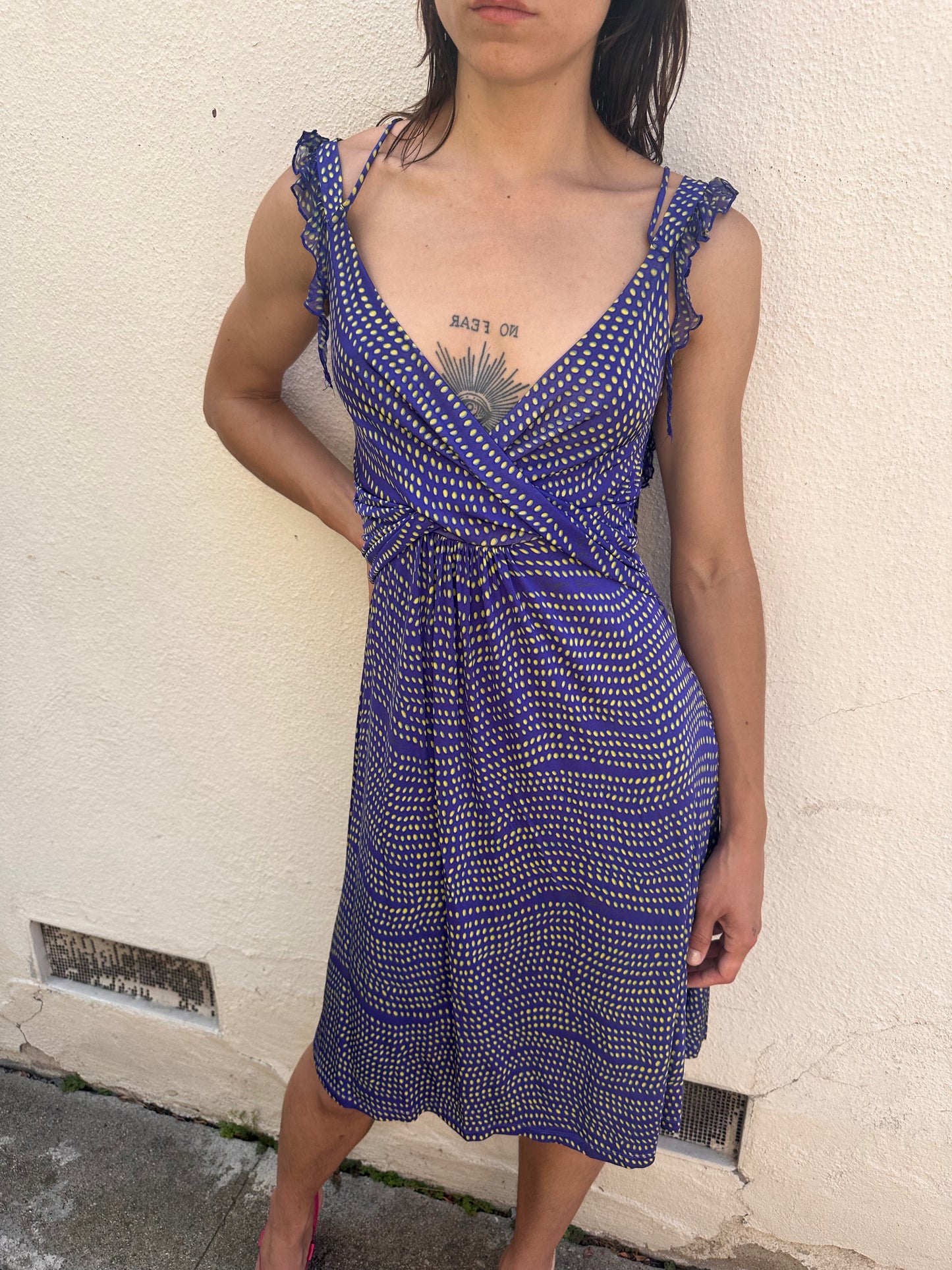 Purple Polka Dot Dress