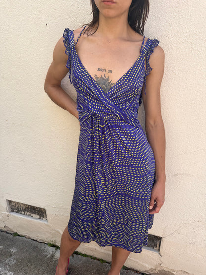 Purple Polka Dot Dress