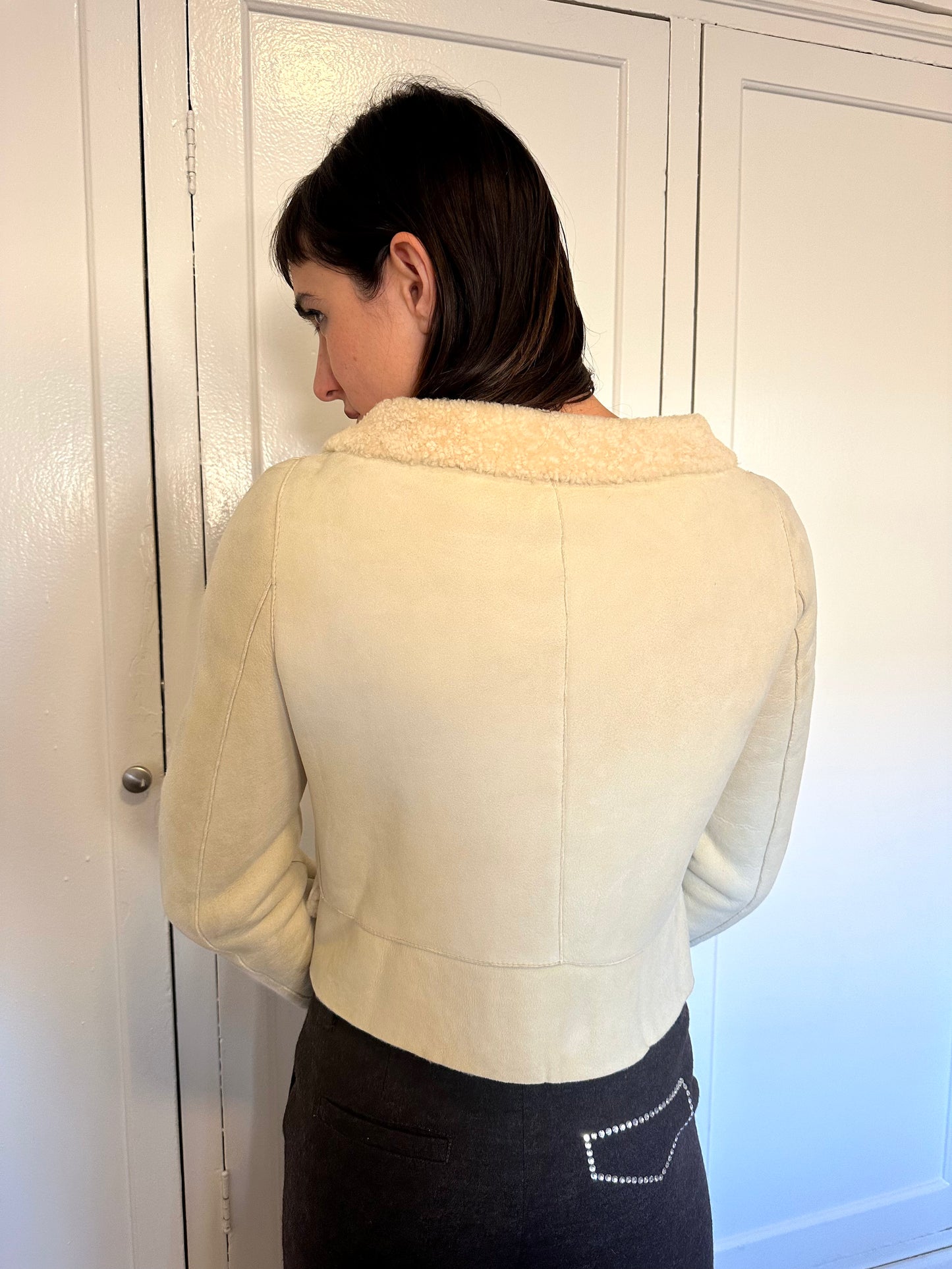 Marni - Shearling Baby Doll Jacket