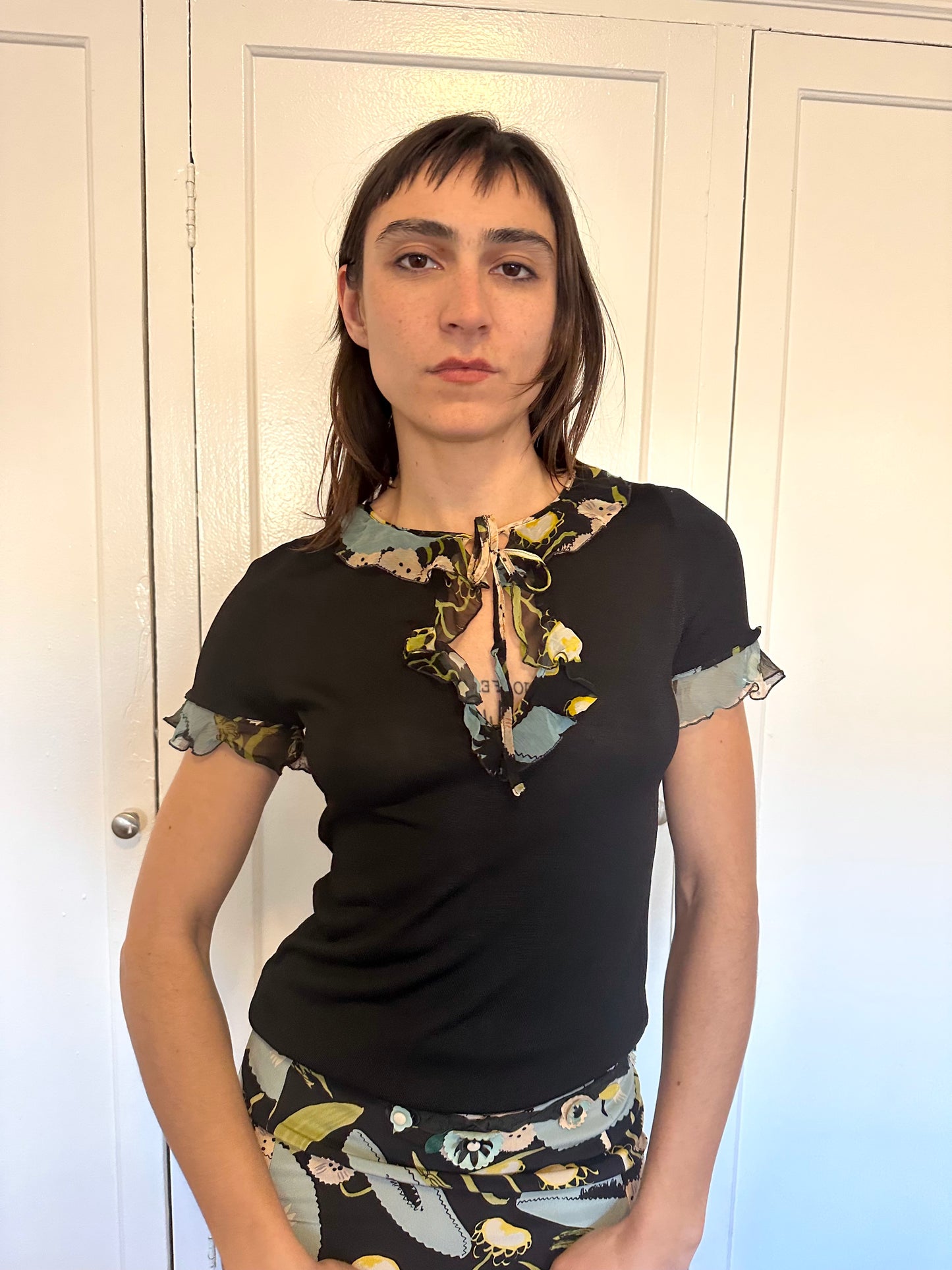 Moschino - Floral Blouse and Skirt Set