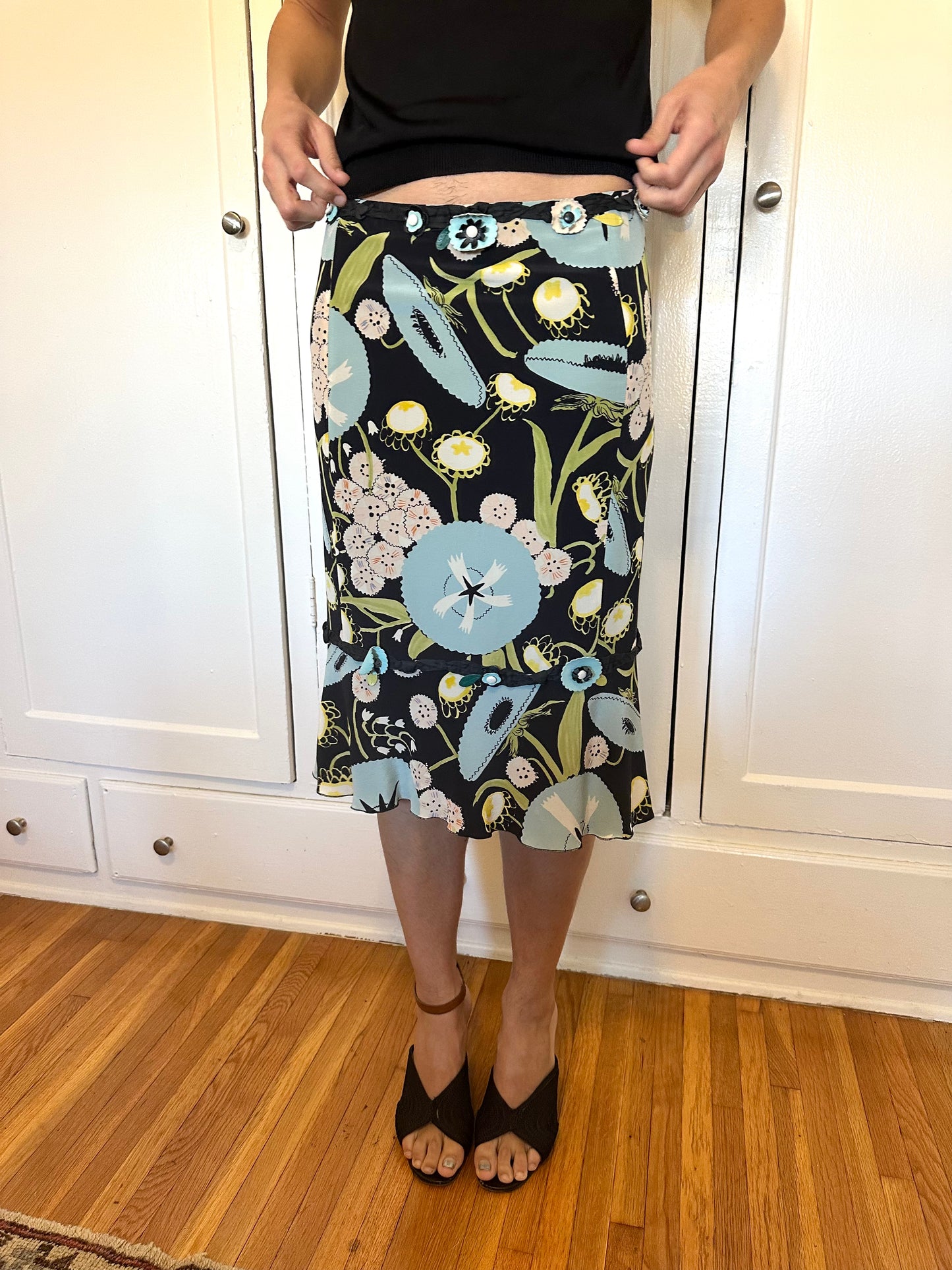 Moschino - Floral Blouse and Skirt Set