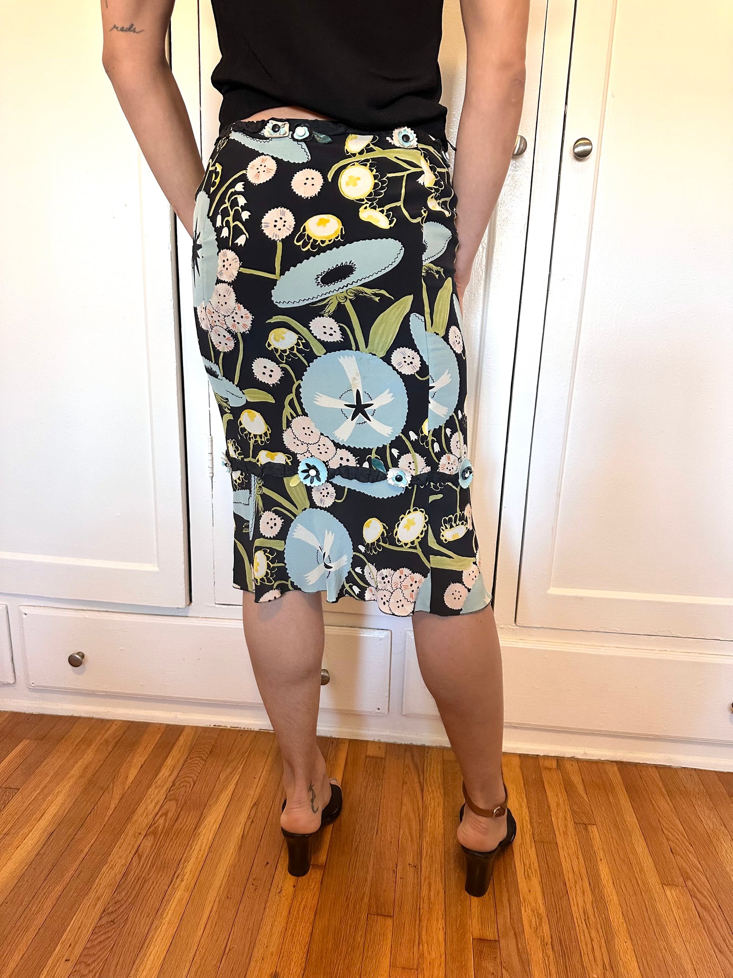 Moschino - Floral Blouse and Skirt Set