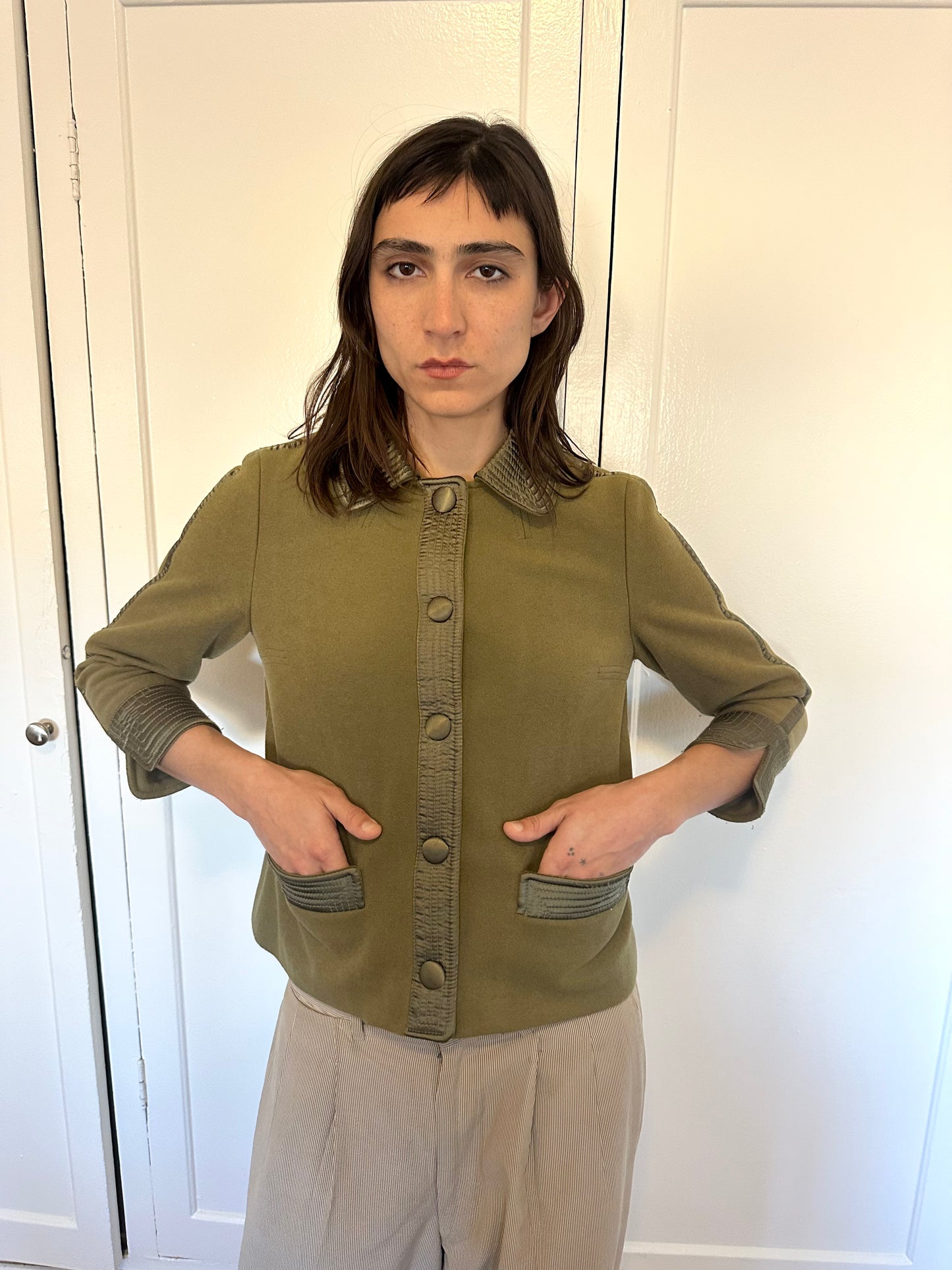Marc Jacobs - Olive Snap Jacket
