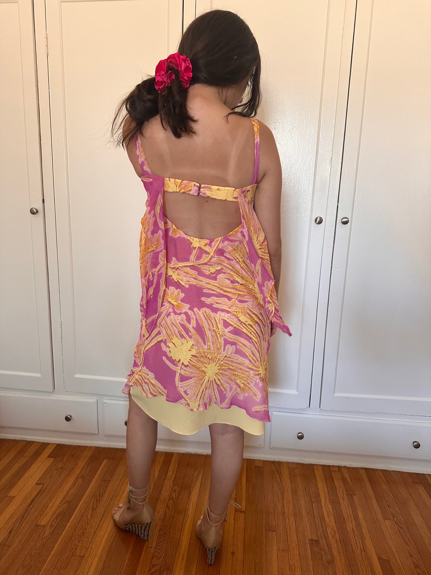 Sunrise Silk Babydoll Dress