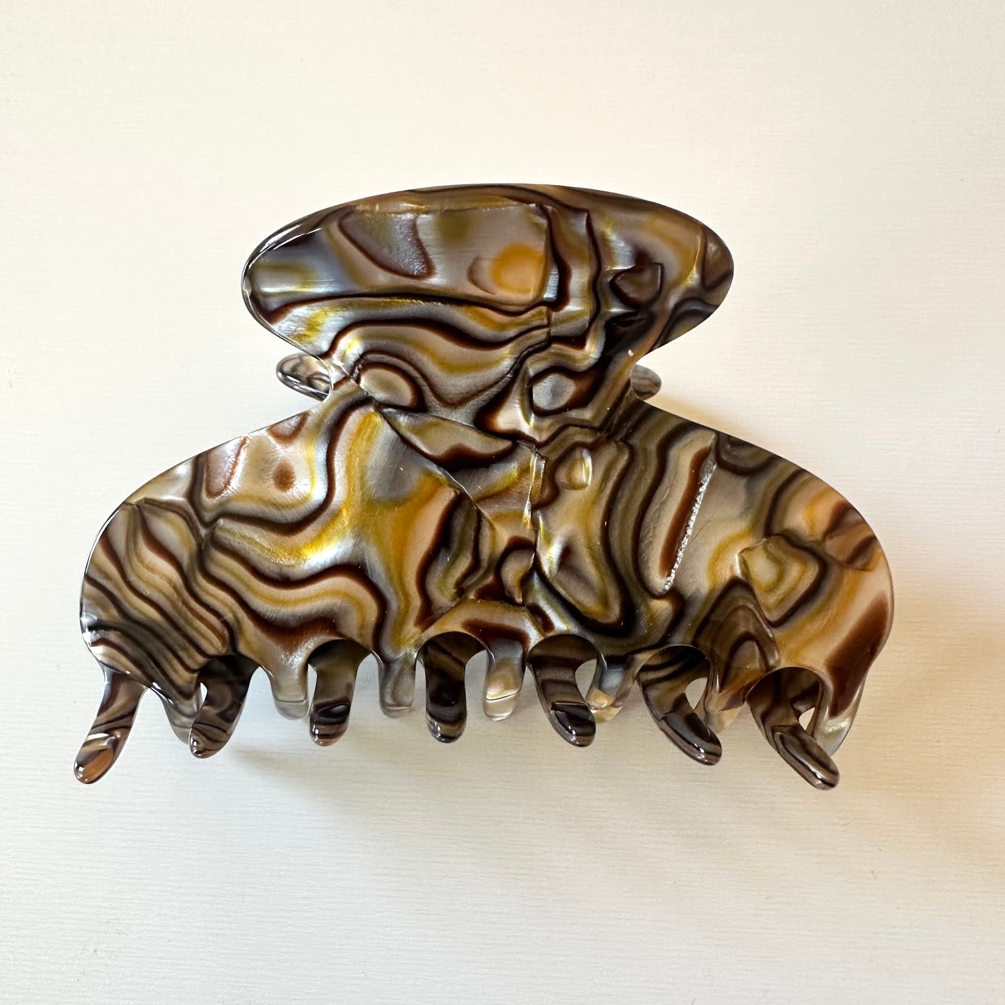 Golden Onyx Large Jaw Clip