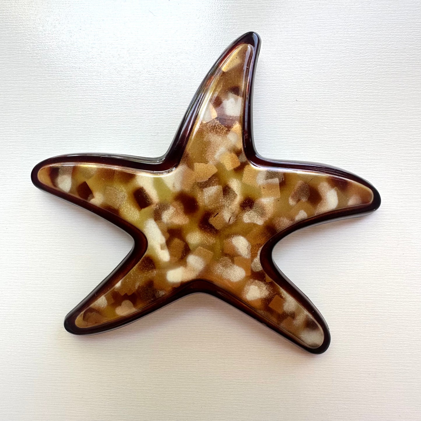 Praline Starfish Large Barrette
