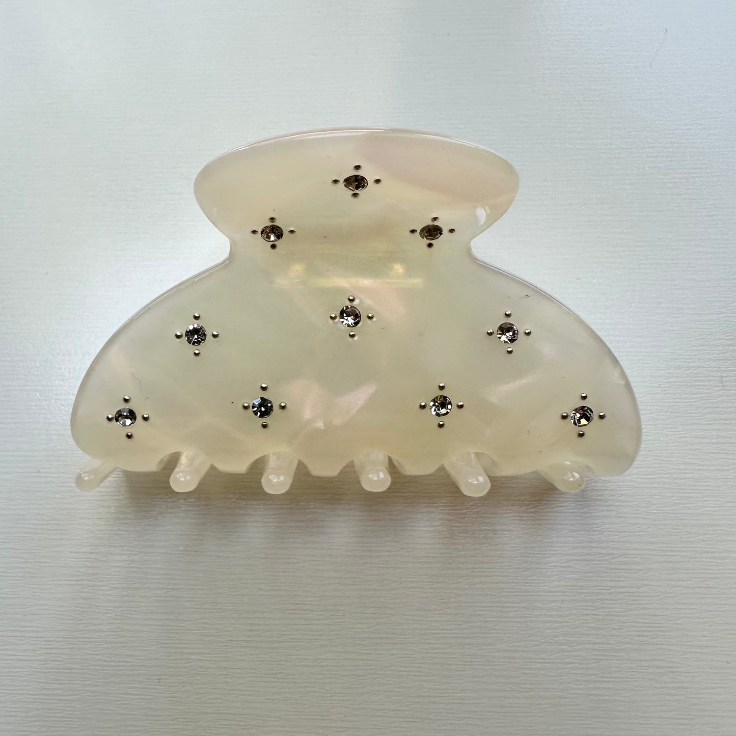 Rhinestone Pearl Jaw Clip