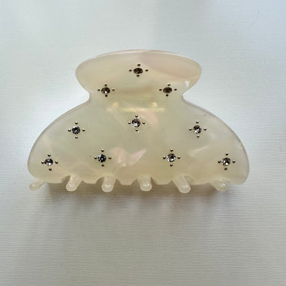 Rhinestone Pearl Jaw Clip