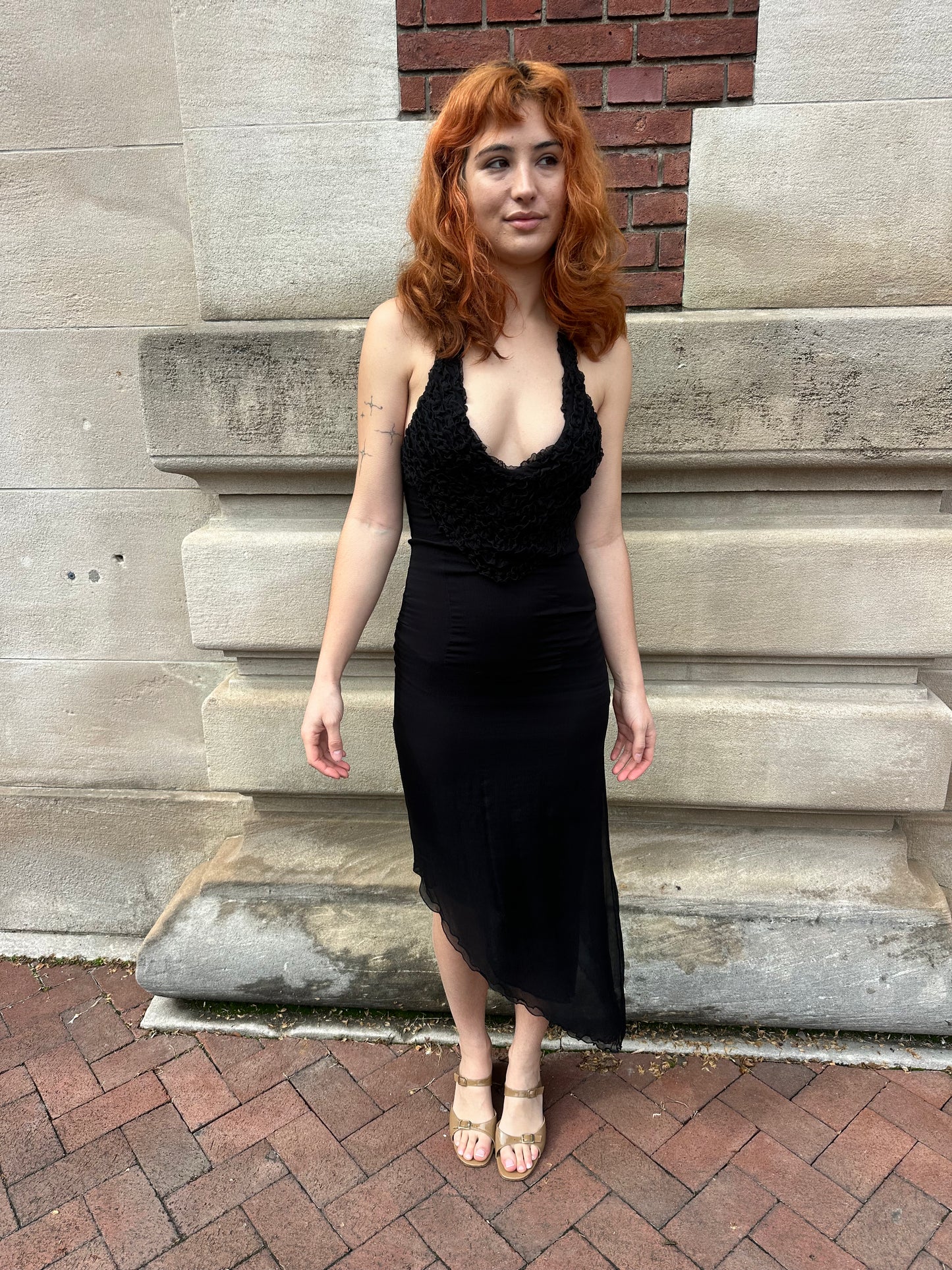 Ungaro Fever - Black Ruffle Dress