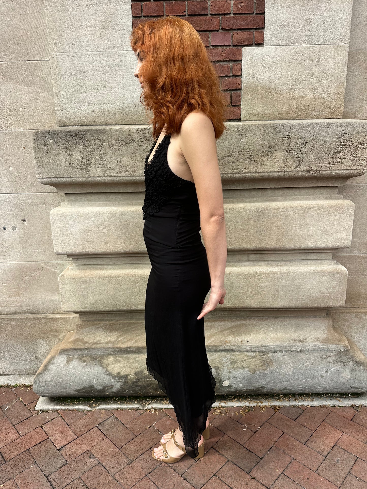 Ungaro Fever - Black Ruffle Dress