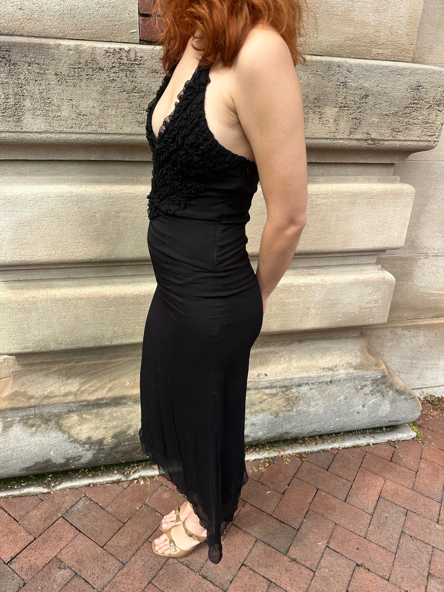 Ungaro Fever - Black Ruffle Dress