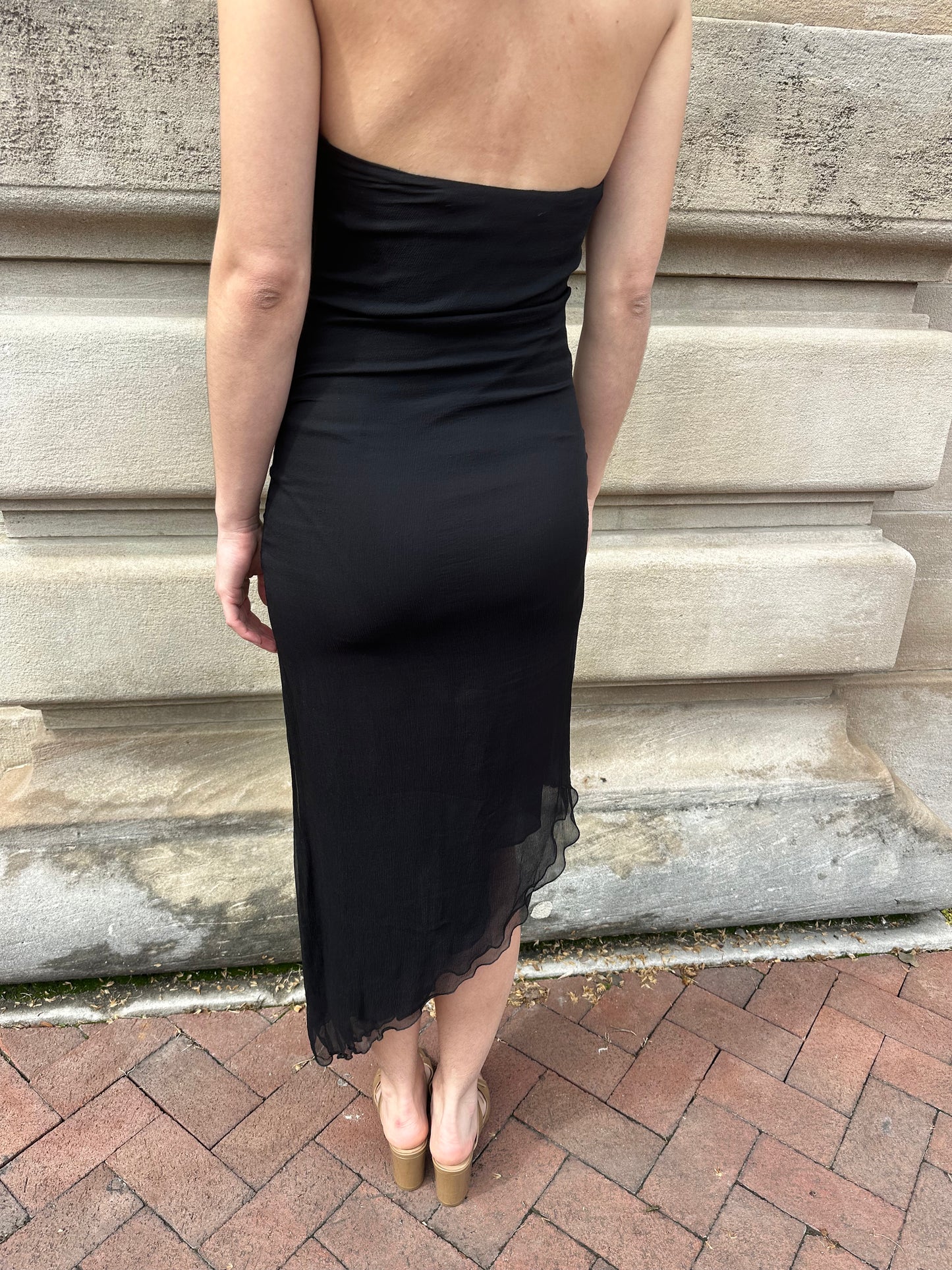 Ungaro Fever - Black Ruffle Dress
