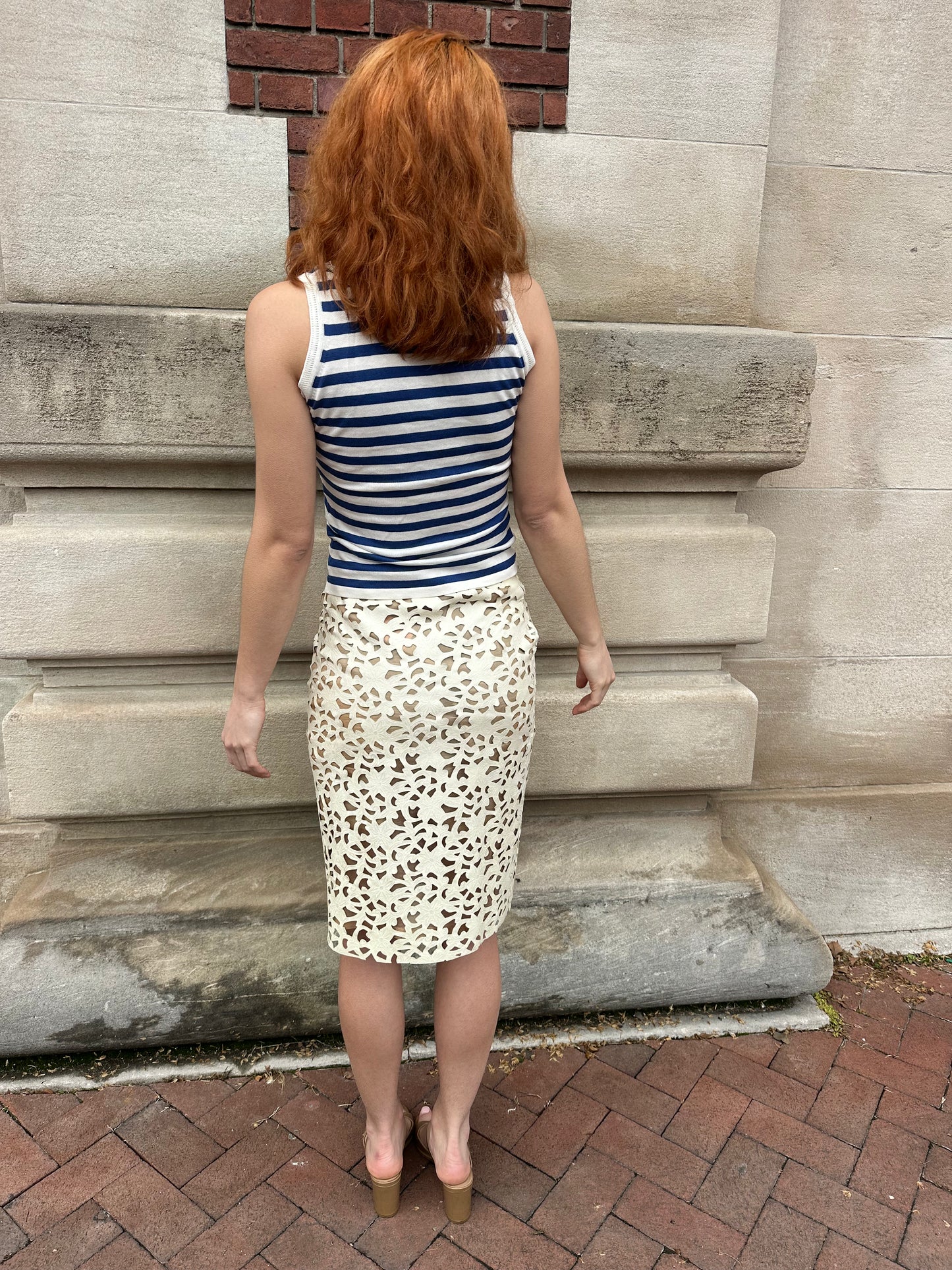 Barneys New York - Blue Striped Tank