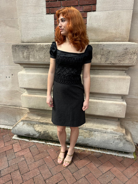 Philosophy di Alberta Ferretti - Wool Embroidered Dress