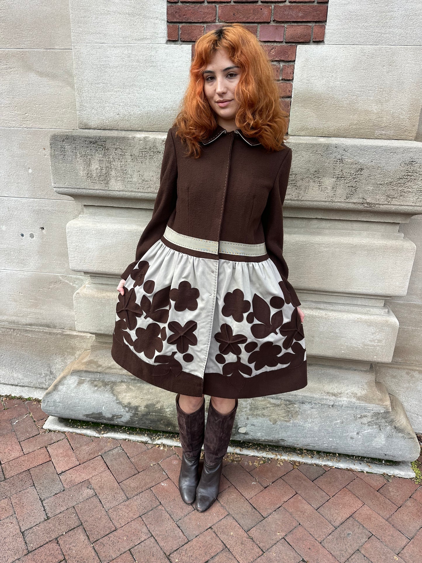 Philosophy di Alberta Ferretti - Patch Babydoll Coat