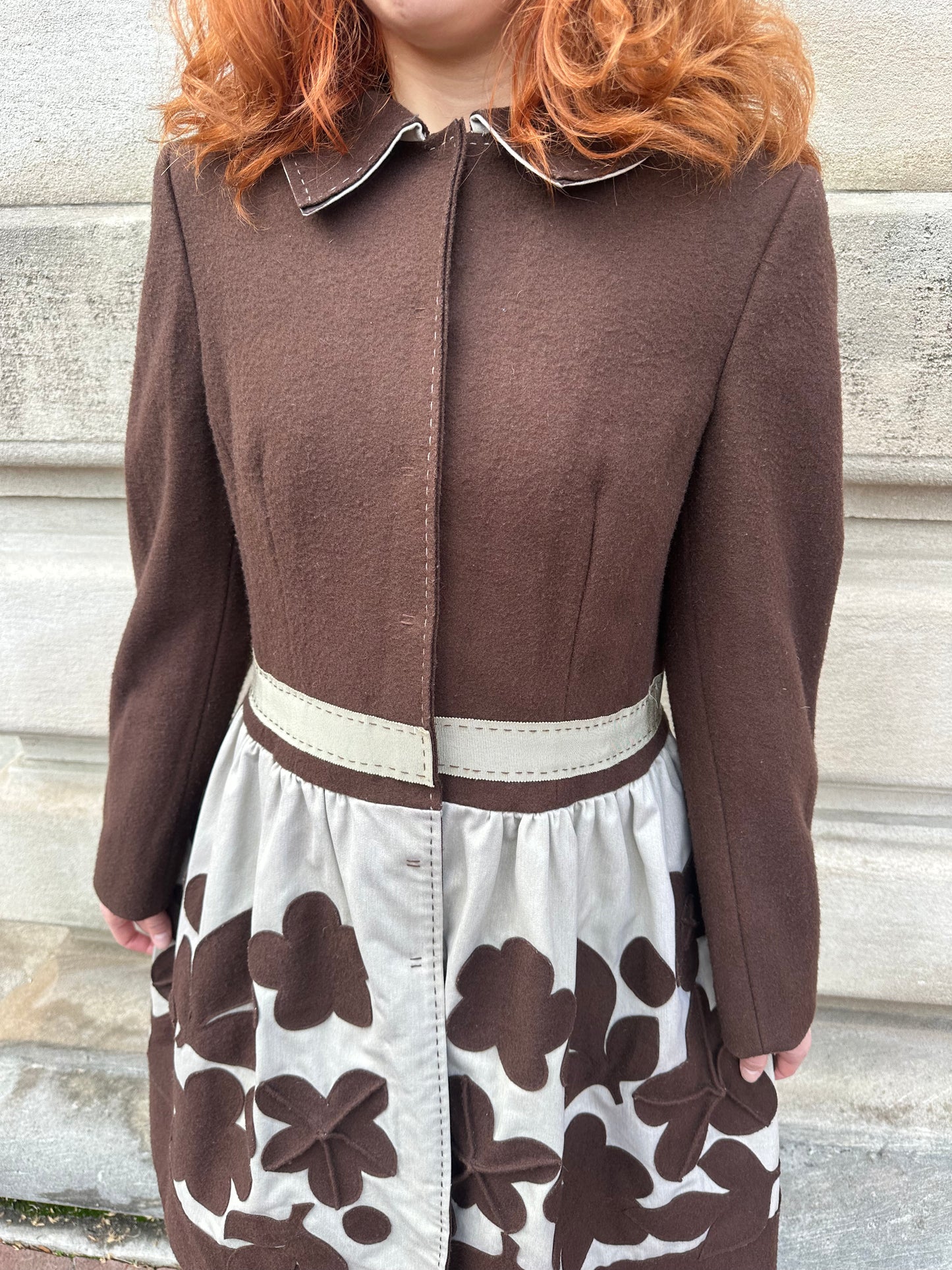 Philosophy di Alberta Ferretti - Patch Babydoll Coat
