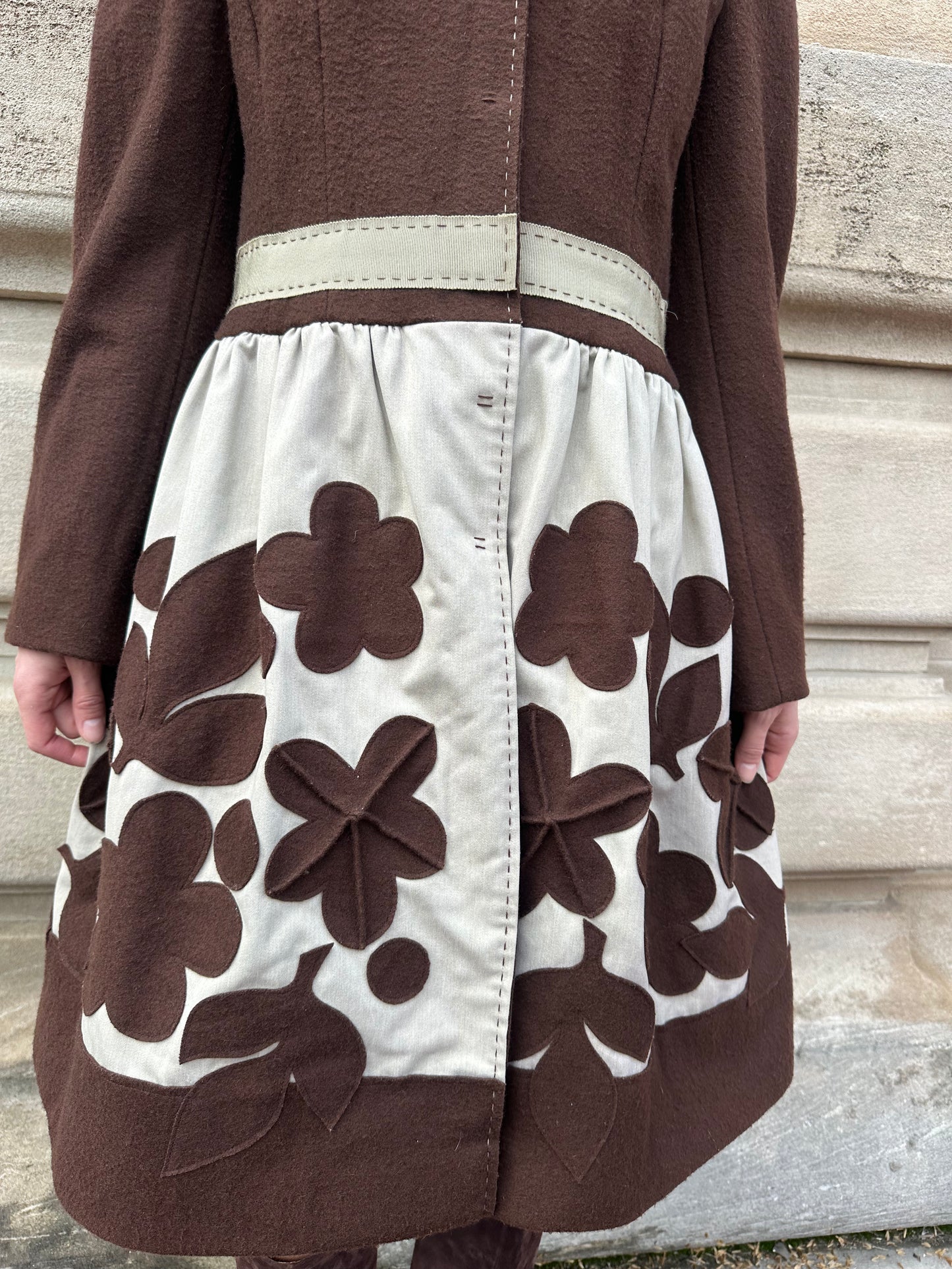 Philosophy di Alberta Ferretti - Patch Babydoll Coat