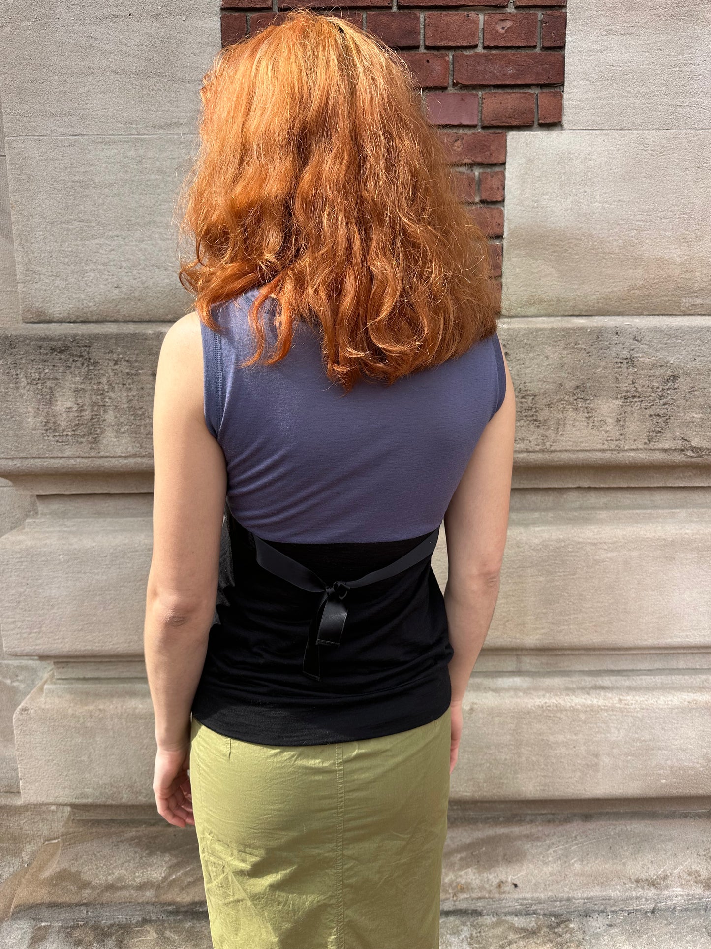 Philosophy di Alberta Ferretti - Lace Ribbon Tank Top