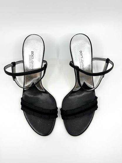 Ruffle Slingback Heels