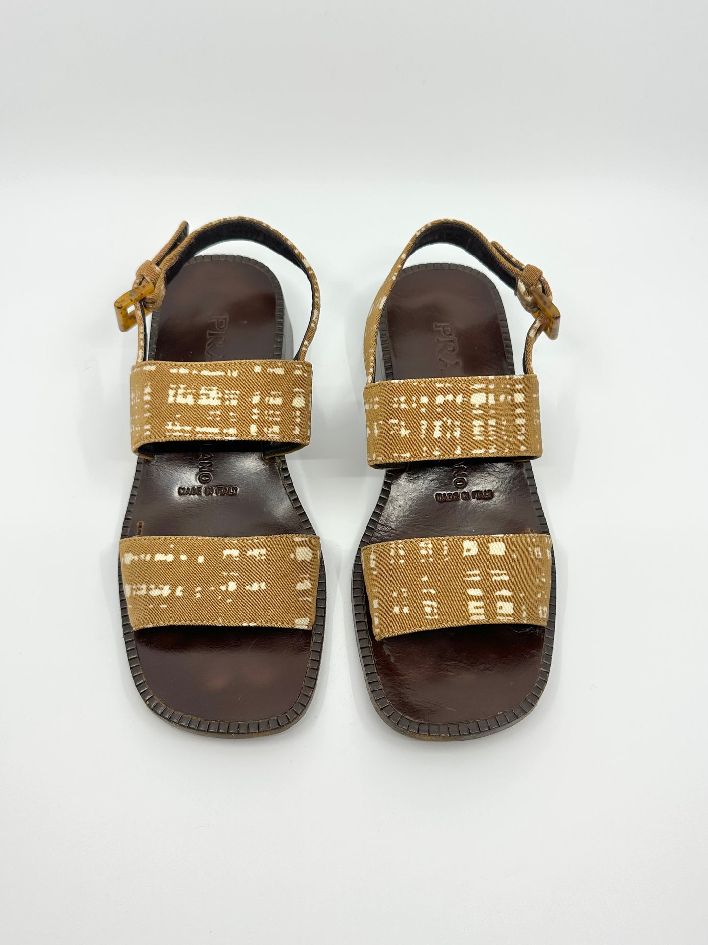 Spring 1996 Tweed Sandals