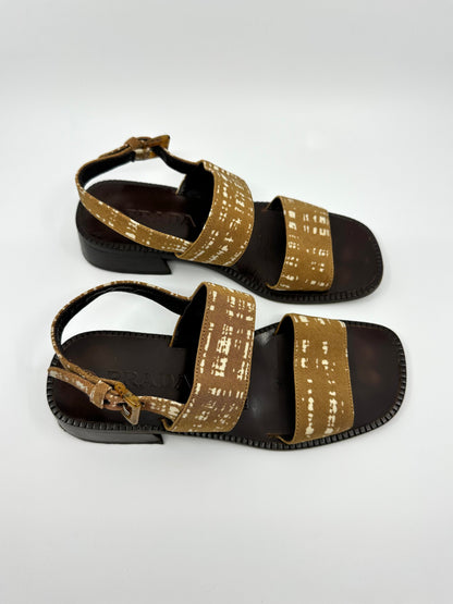 Spring 1996 Tweed Sandals