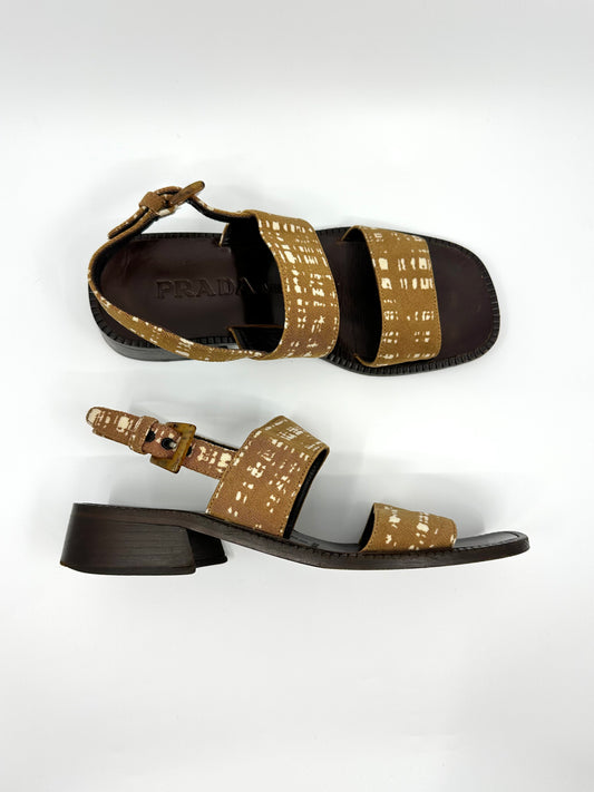 Spring 1996 Tweed Sandals