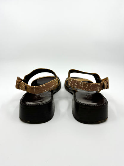 Spring 1996 Tweed Sandals