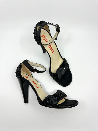 Sequin Heels