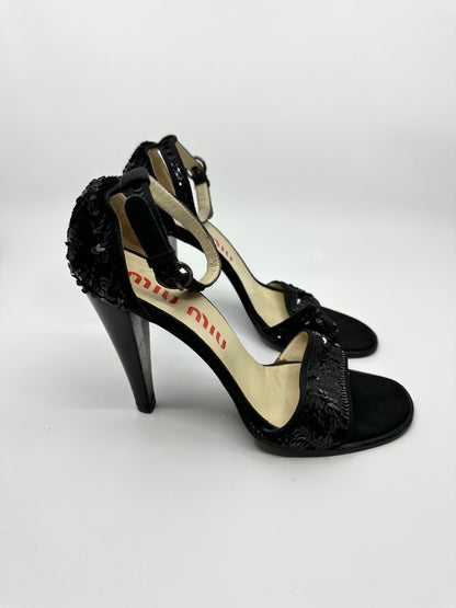 Sequin Heels