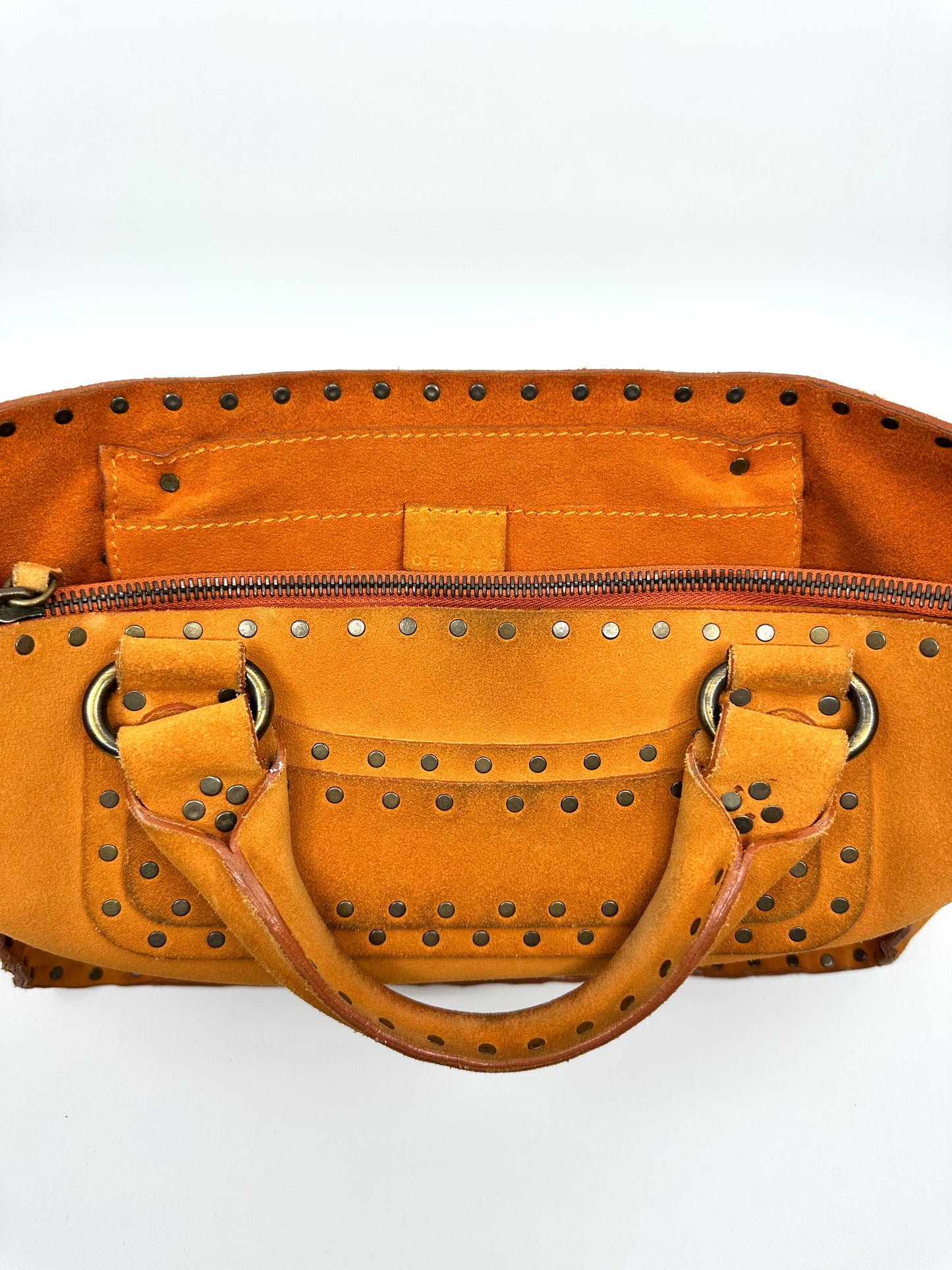 Orange Boogie Studded Purse