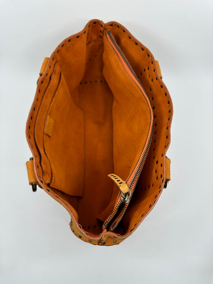 Orange Boogie Studded Purse