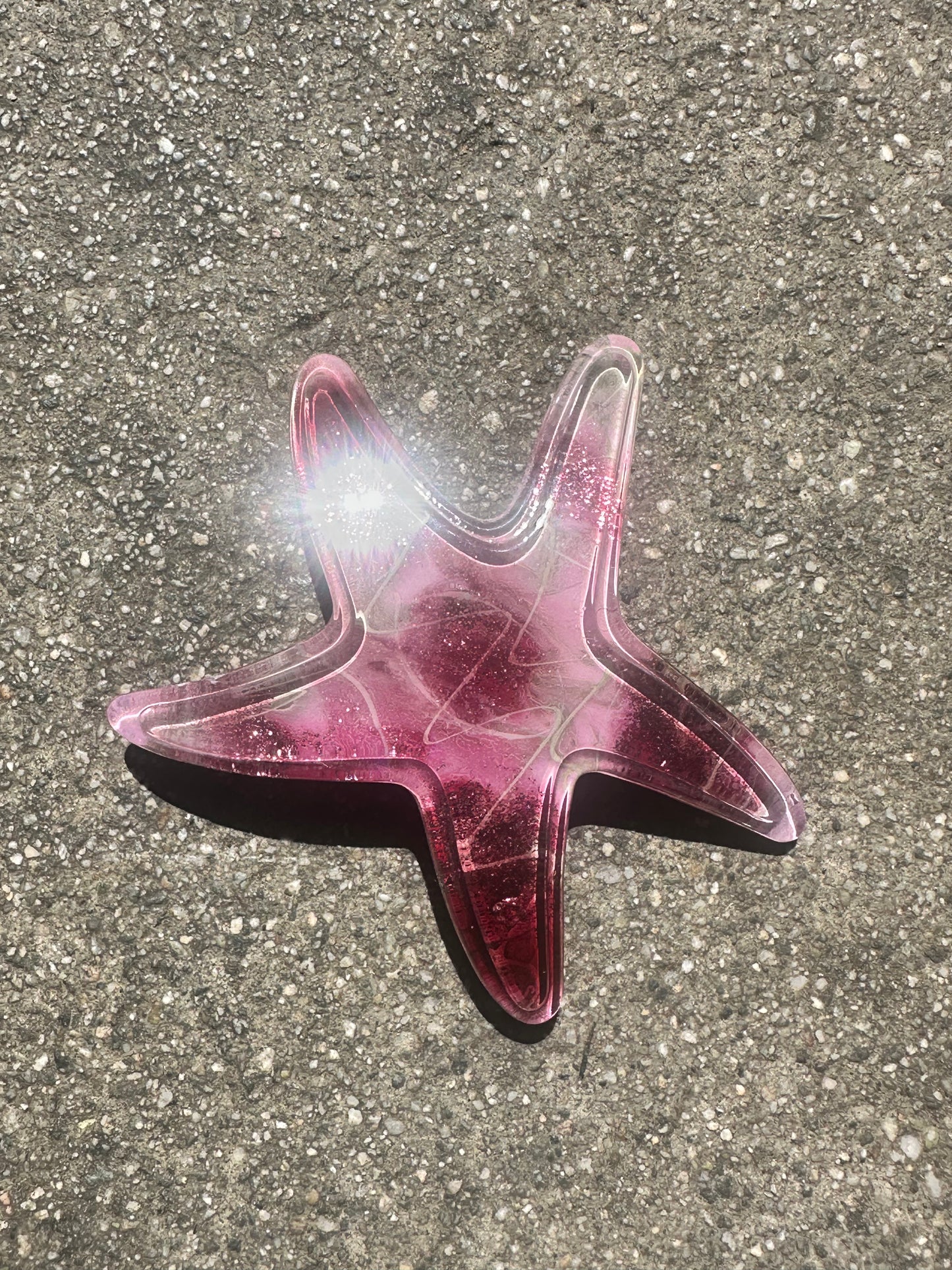 Fairy Dust Starfish Large Barrette