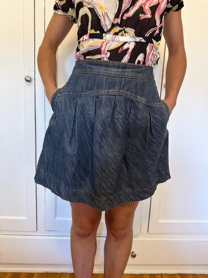 Denim Mini Skirt
