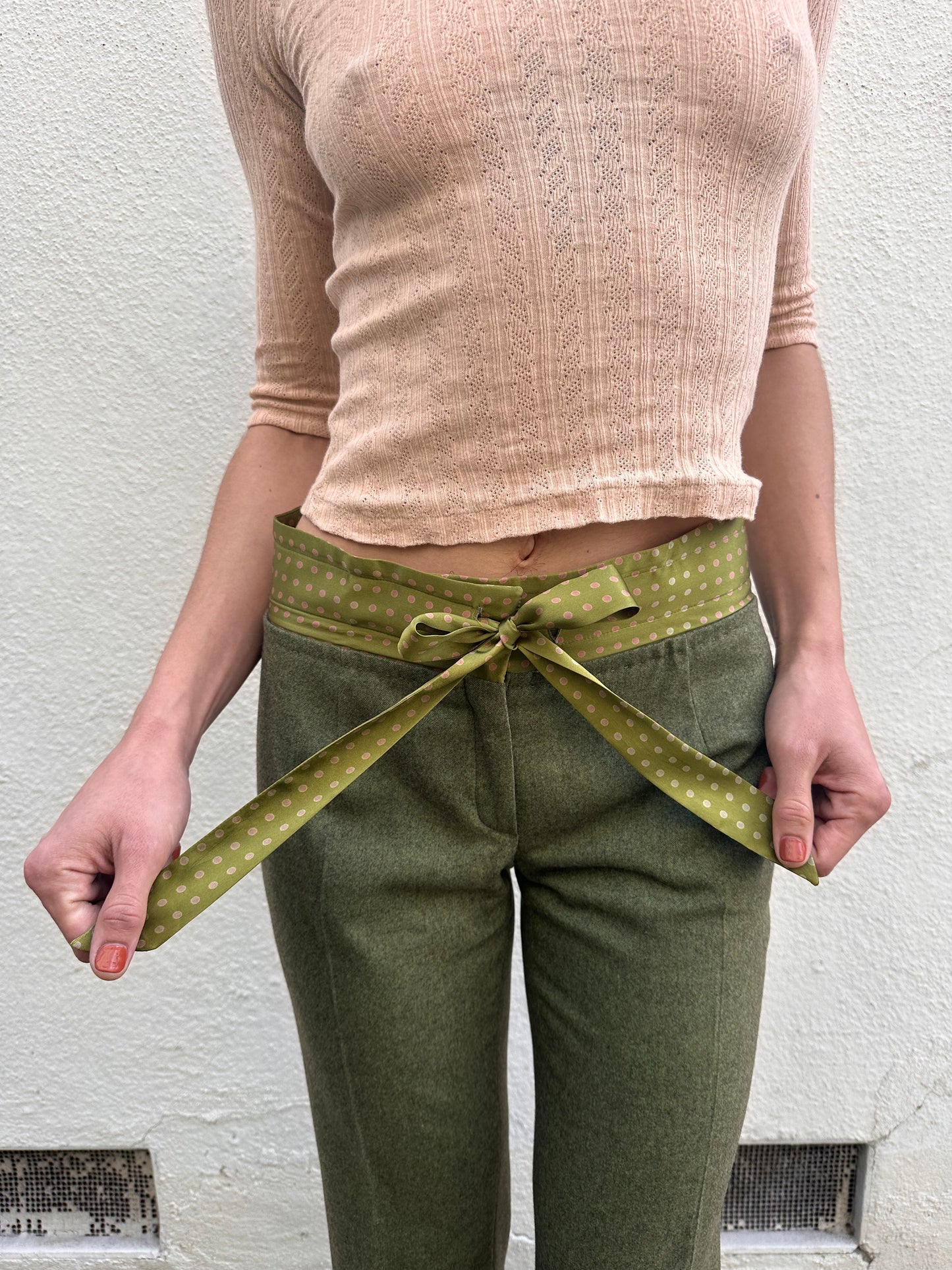 Green Scarf Trousers