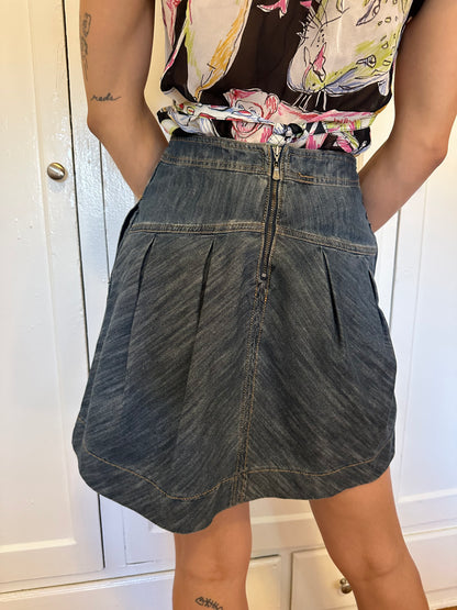 Denim Mini Skirt