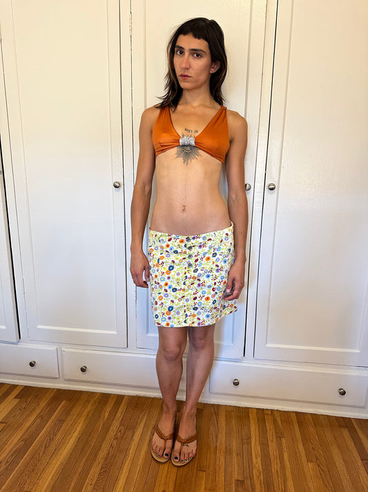 Flower Mini Skirt