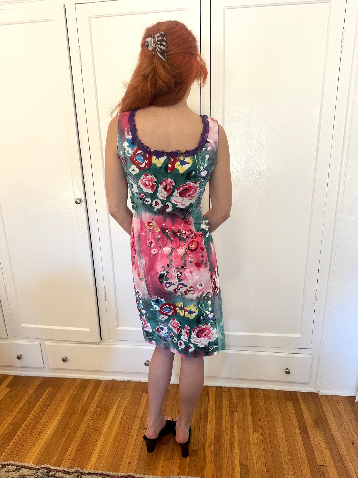 Philosophy di Alberta Ferretti - Painted Floral Dress