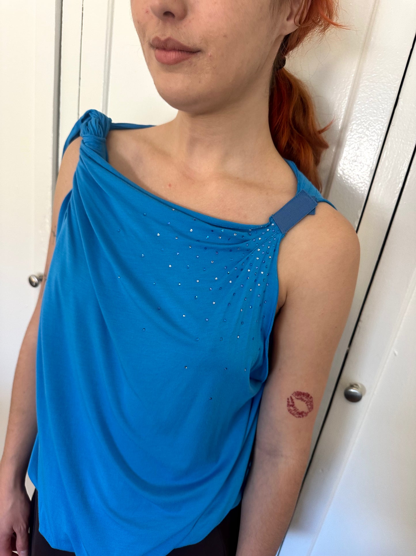 Blugirl - Blue Rhinestone Tank